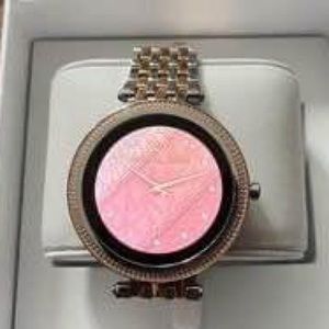 Michael Kors Rose gold and Silver Smart Watch